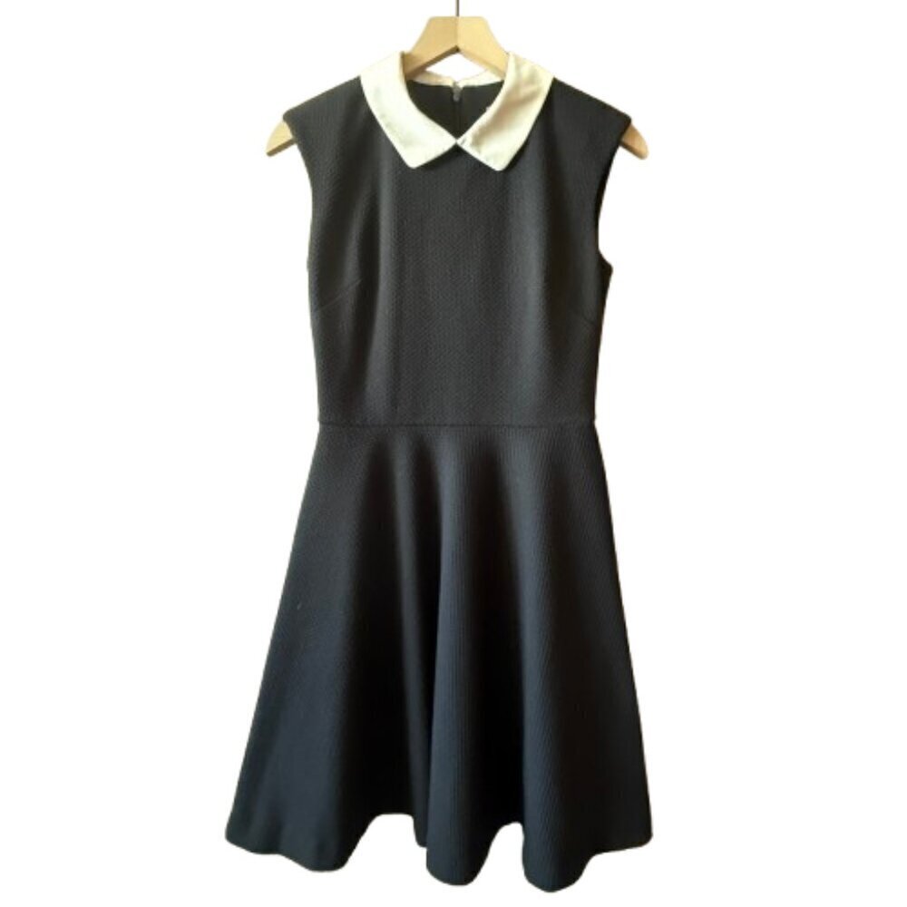 Women's 2 Betsey Johnson Fit and Flare Dress Sleeveless Preppy Textured